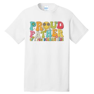 Groovy Proud Father Dumbass Retro Fathers Day Tall T-Shirt