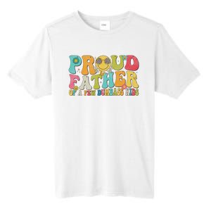 Groovy Proud Father Dumbass Retro Fathers Day Tall Fusion ChromaSoft Performance T-Shirt