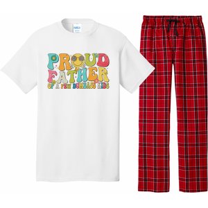 Groovy Proud Father Dumbass Retro Fathers Day Pajama Set