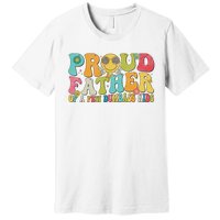 Groovy Proud Father Dumbass Retro Fathers Day Premium T-Shirt