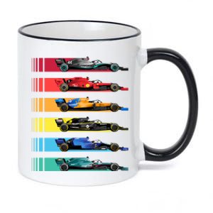 Grand Prix F1 Race 11oz Black Color Changing Mug