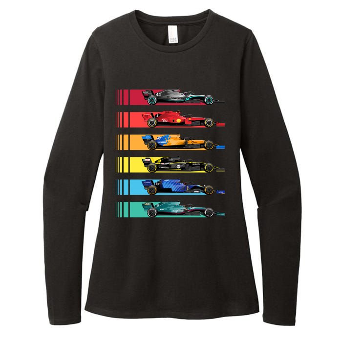 Grand Prix F1 Race Womens CVC Long Sleeve Shirt