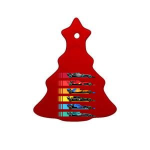 Grand Prix F1 Race Ceramic Tree Ornament