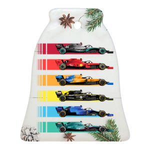 Grand Prix F1 Race Ceramic Bell Ornament