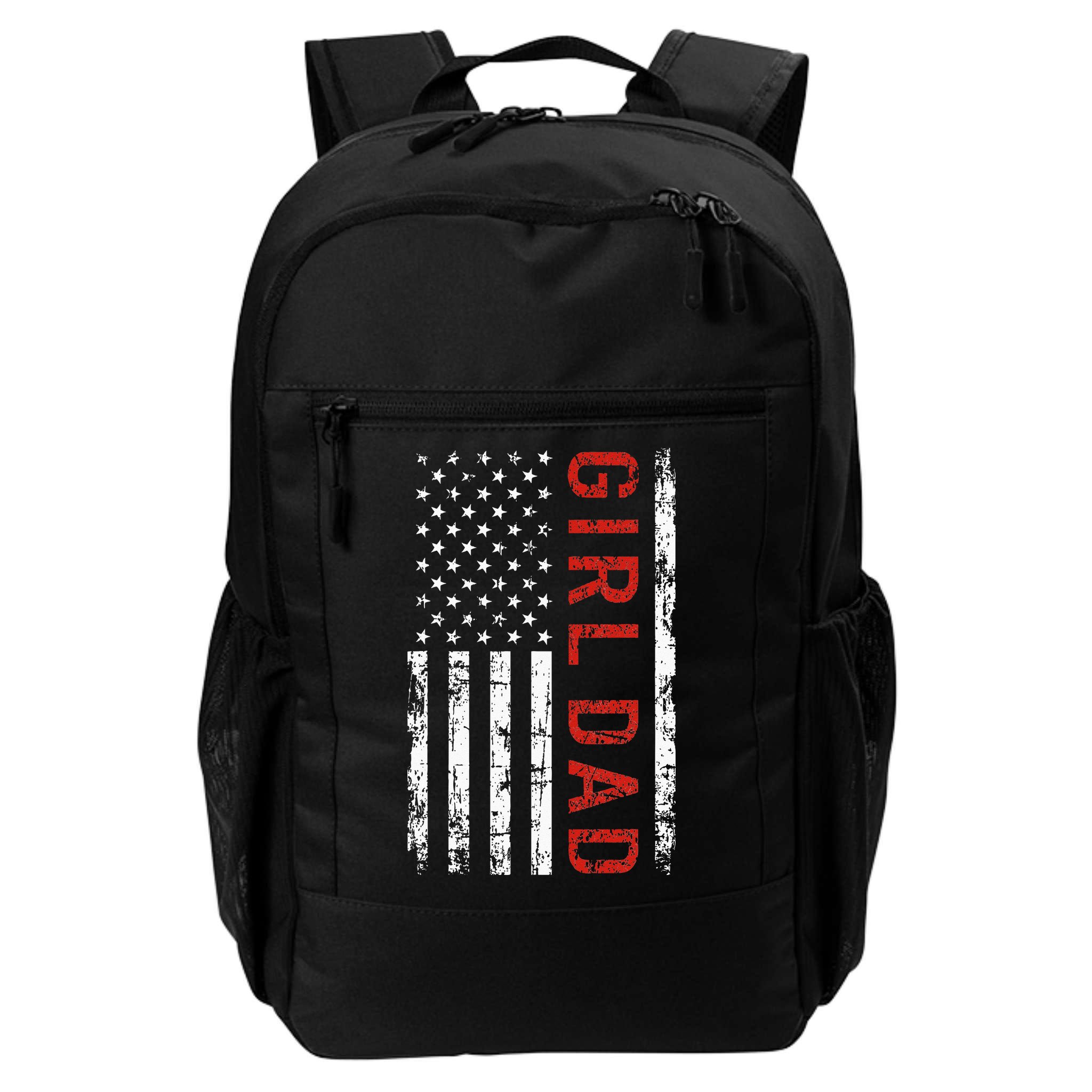GirlDad Proud Father of Fathers Day Vintage Backpack
