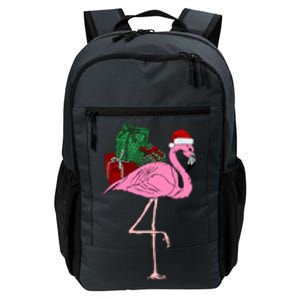 Greater Pink Flamingo Christmasn Xmas Santa Phoenicopteridae Gift Daily Commute Backpack