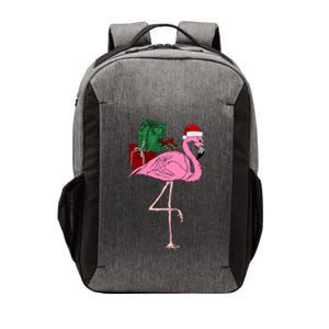 Greater Pink Flamingo Christmasn Xmas Santa Phoenicopteridae Gift Vector Backpack