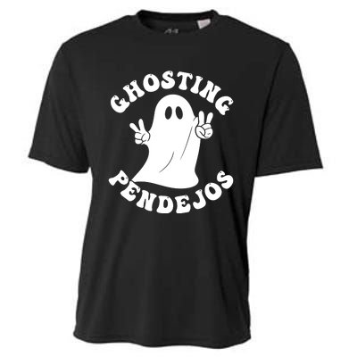 Ghosting Pendejos Funny Mexican Ghost Halloween Meme Cooling Performance Crew T-Shirt