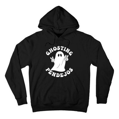 Ghosting Pendejos Funny Mexican Ghost Halloween Meme Hoodie