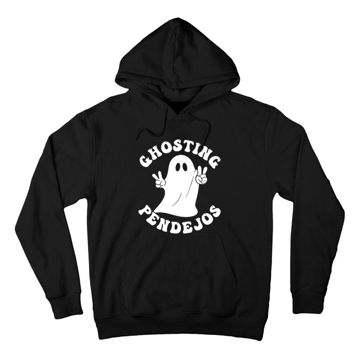 Ghosting Pendejos Funny Mexican Ghost Halloween Meme Hoodie