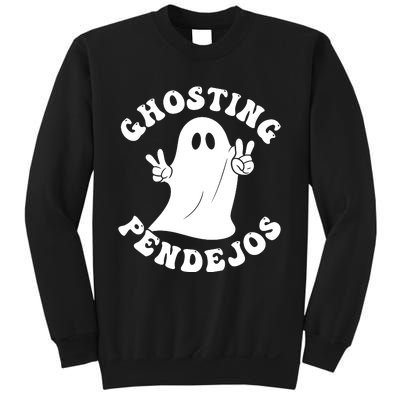 Ghosting Pendejos Funny Mexican Ghost Halloween Meme Sweatshirt