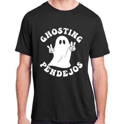 Ghosting Pendejos Funny Mexican Ghost Halloween Meme Adult ChromaSoft Performance T-Shirt