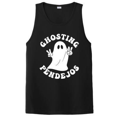 Ghosting Pendejos Funny Mexican Ghost Halloween Meme PosiCharge Competitor Tank