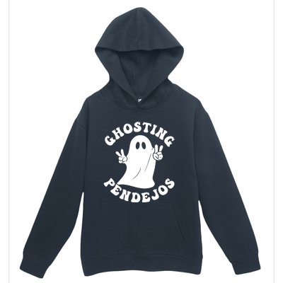 Ghosting Pendejos Funny Mexican Ghost Halloween Meme Urban Pullover Hoodie