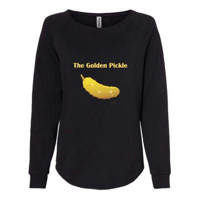 Golden Pickle, Fun Pickleball Shirt Womens California Wash Sweatshirt