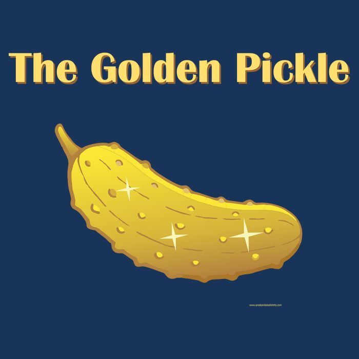 Golden Pickle, Fun Pickleball Shirt Drawstring Bag
