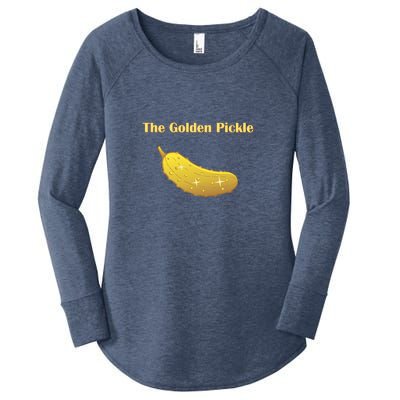 Golden Pickle, Fun Pickleball Shirt Women's Perfect Tri Tunic Long Sleeve Shirt