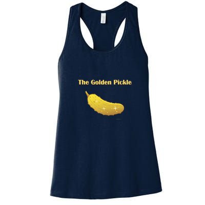 Golden Pickle, Fun Pickleball Shirt Women's Racerback Tank