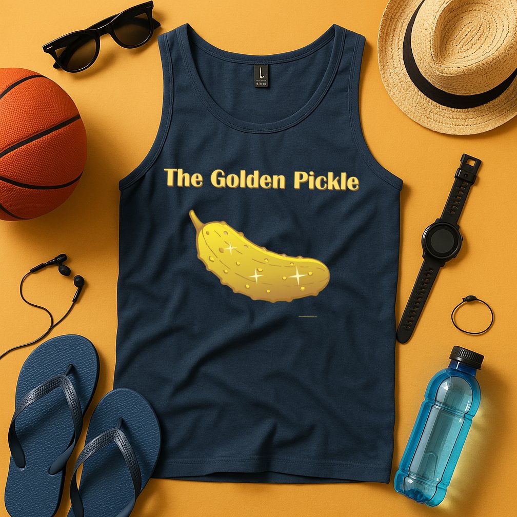 Golden Pickle, Fun Pickleball Shirt Tank Top