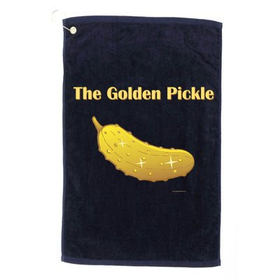 Golden Pickle, Fun Pickleball Shirt Golf Towel