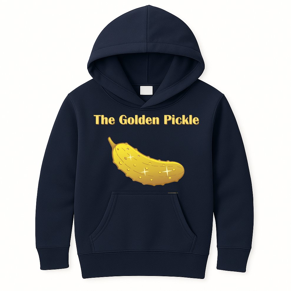 Golden Pickle, Fun Pickleball Shirt Kids Hoodie
