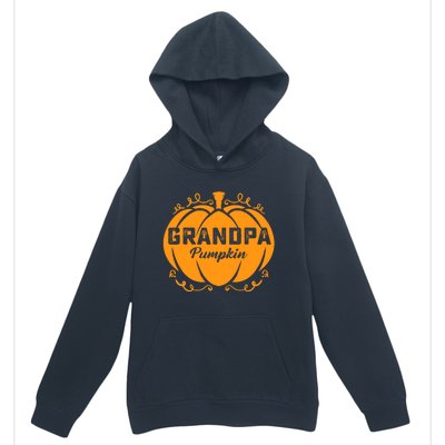 Grandpa Pumpkin Funny Halloween Family Costume Thanksgiving Urban Pullover Hoodie