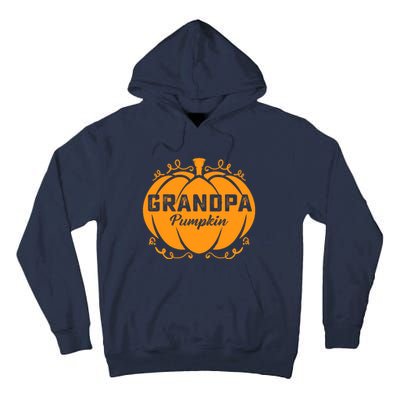 Grandpa Pumpkin Funny Halloween Family Costume Thanksgiving Tall Hoodie