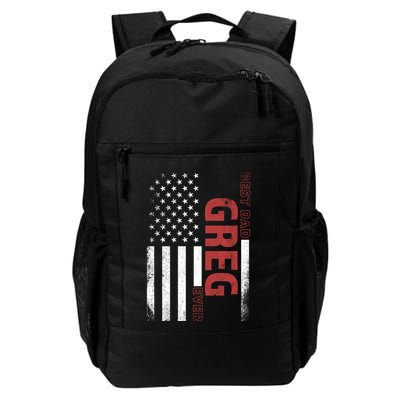 Greg Personalized FatherS Day Gift Flag Best Dad Gift Backpack