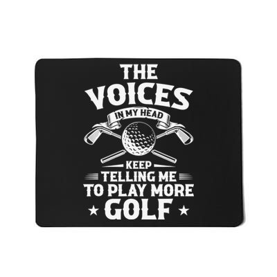 Golf Player Funny Golfing Outfits Golf Pun Let's Partee Mousepad