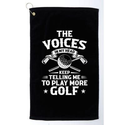 Golf Player Funny Golfing Outfits Golf Pun Let's Partee Platinum Collection Golf Towel