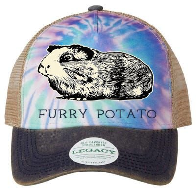 Guinea Pig Furry Potato Vintage Guinea Pig Legacy Tie Dye Trucker Hat