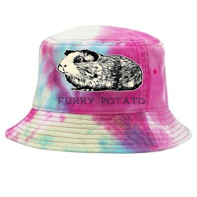 Guinea Pig Furry Potato Vintage Guinea Pig Tie-Dyed Bucket Hat