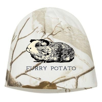 Guinea Pig Furry Potato Vintage Guinea Pig Kati - Camo Knit Beanie