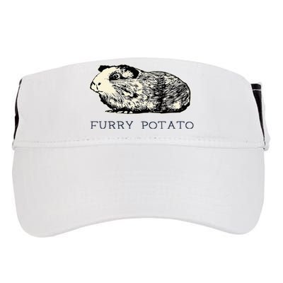 Guinea Pig Furry Potato Vintage Guinea Pig Adult Drive Performance Visor