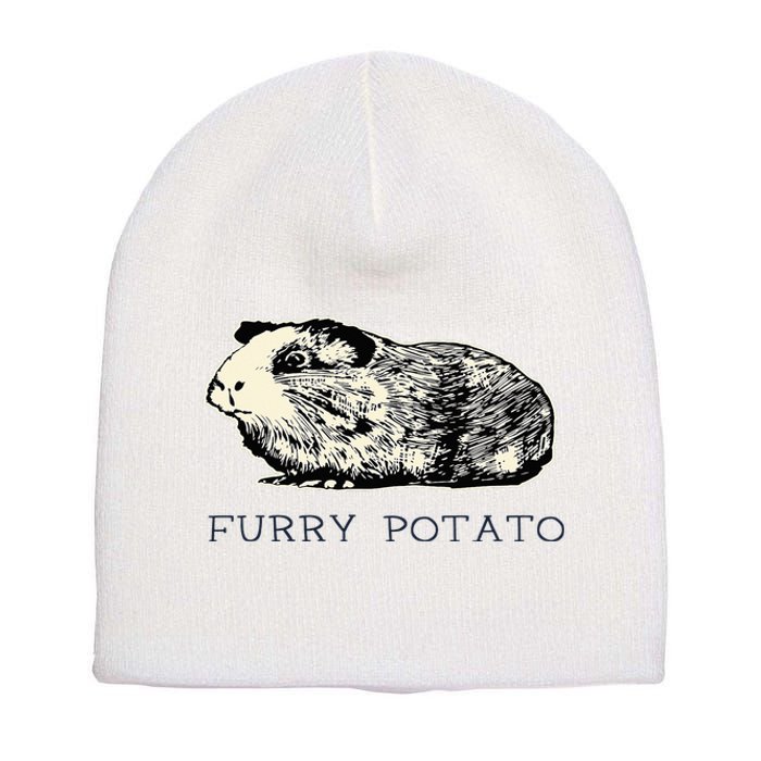 Guinea Pig Furry Potato Vintage Guinea Pig Short Acrylic Beanie