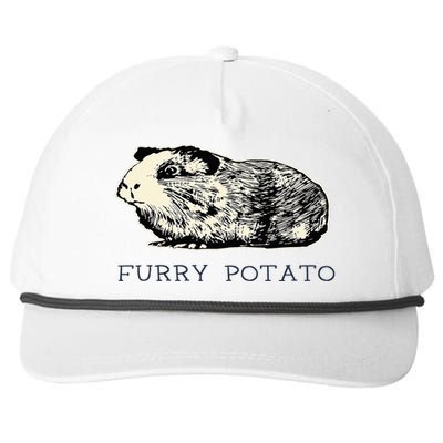 Guinea Pig Furry Potato Vintage Guinea Pig Snapback Five-Panel Rope Hat