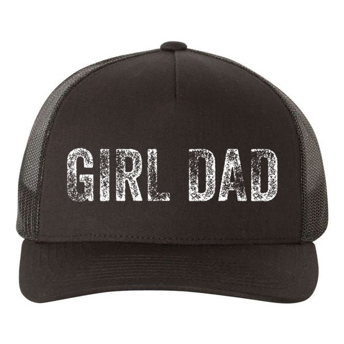 GirlDad Proud Father of Fathers Day Vintage Yupoong Adult 5-Panel Trucker Hat