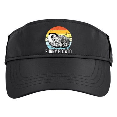 Guinea Pig Furry Potato Vintage Guinea Pig Adult Drive Performance Visor