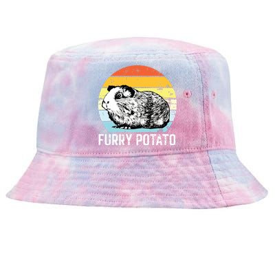 Guinea Pig Furry Potato Vintage Guinea Pig Tie-Dyed Bucket Hat