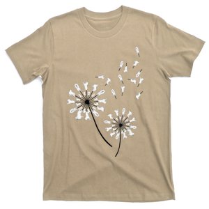 Great Pyrenees Flower Fly Dandelion Funny Dog Lover T-Shirt