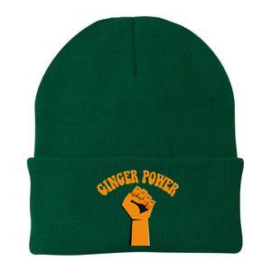 Ginger Power Funny Redhead Fist In The Air Knit Cap Winter Beanie