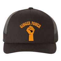 Ginger Power Funny Redhead Fist In The Air Yupoong Adult 5-Panel Trucker Hat