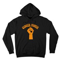 Ginger Power Funny Redhead Fist In The Air Hoodie