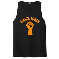 Ginger Power Funny Redhead Fist In The Air PosiCharge Competitor Tank