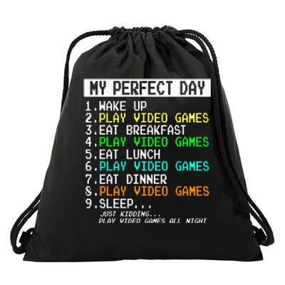 Gaming Presents for Gamers Drawstring Bag