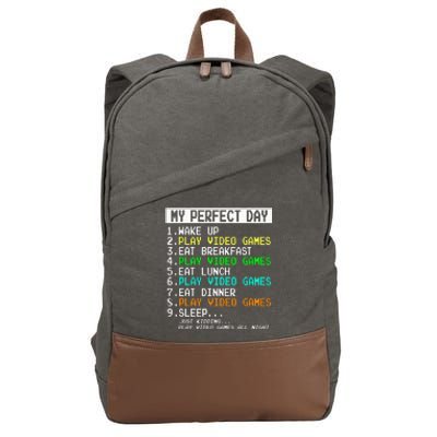 Gaming Presents for Gamers Cotton Canvas Backpack