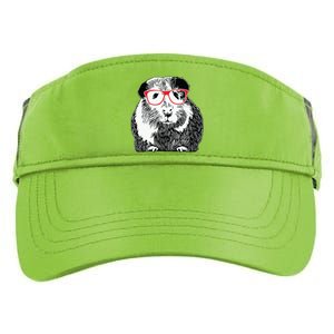 Guinea Pig Funny Guinea Pig Tee Cute Guinea Pig Adult Drive Performance Visor