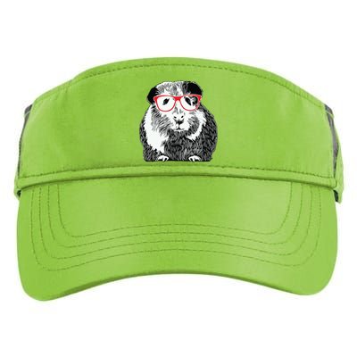 Guinea Pig Funny Guinea Pig Tee Cute Guinea Pig Adult Drive Performance Visor