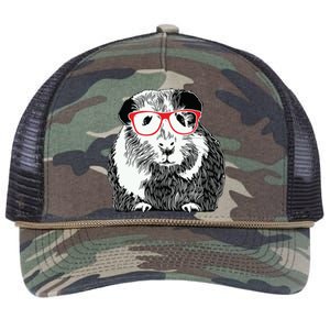 Guinea Pig Funny Guinea Pig Tee Cute Guinea Pig Retro Rope Trucker Hat Cap