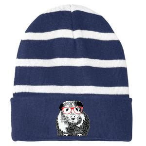 Guinea Pig Funny Guinea Pig Tee Cute Guinea Pig Striped Beanie with Solid Band